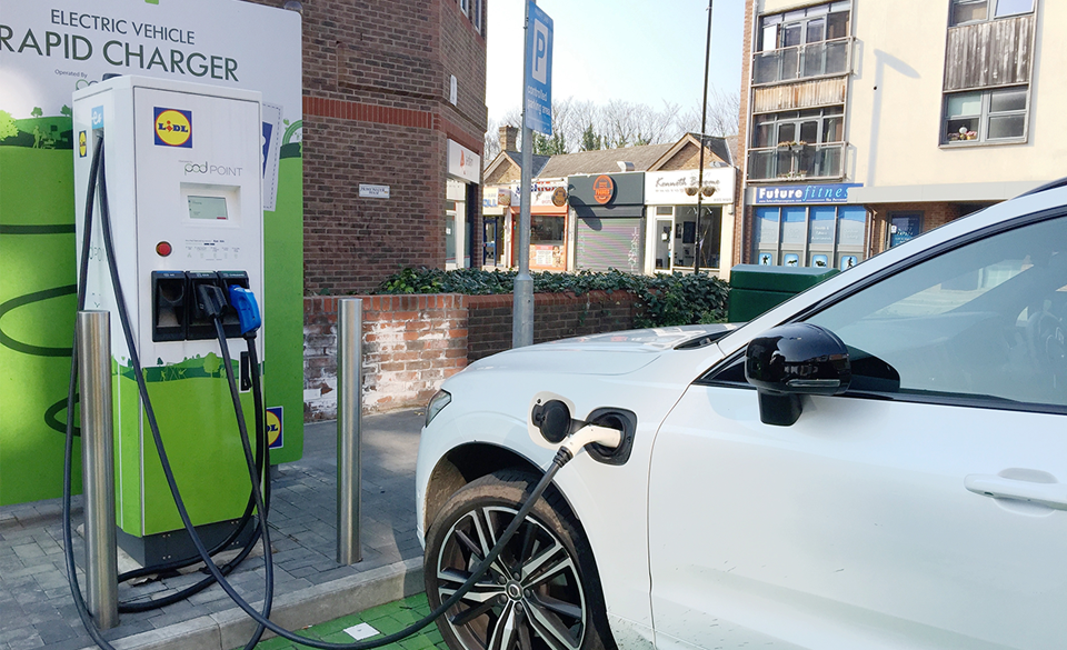 Electric Car Charging Station 